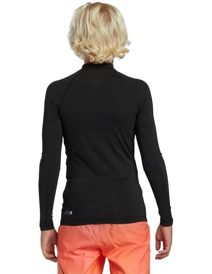 All Time Long Sleeve Rashguard in Black image 2
