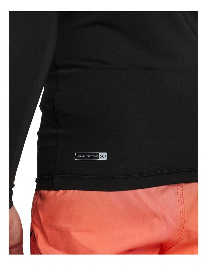 All Time Long Sleeve Rashguard in Black image 4