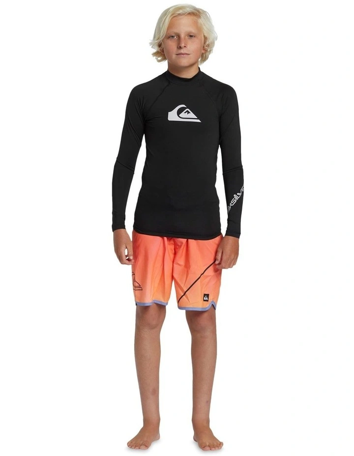 All Time Long Sleeve Rashguard in Black image 5