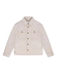 Coleman Jacket (3-7 Years) in Oatmeal Melanage