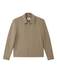 The Lusso Bomber Jacket (3-7 Years) in Sandrift