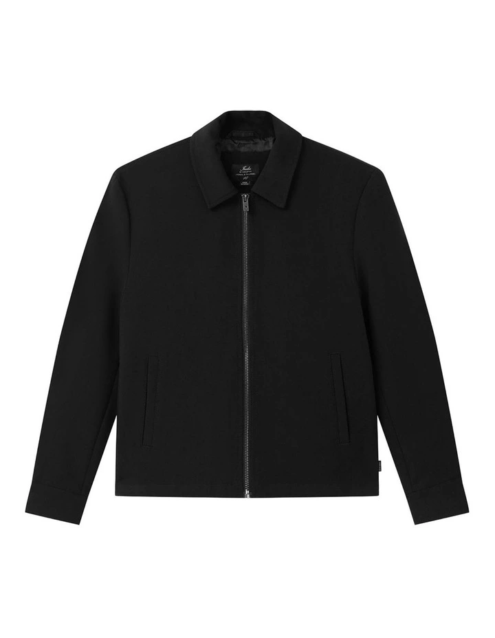 The Lusso Bomber Jacket (8-16 Years) in Black image 1