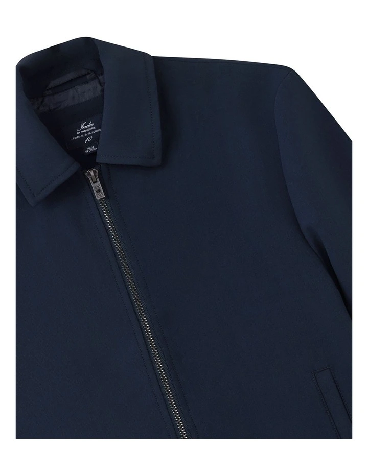 Indie Lusso Bomber Jacket (8-16 Years) in Navy image 2