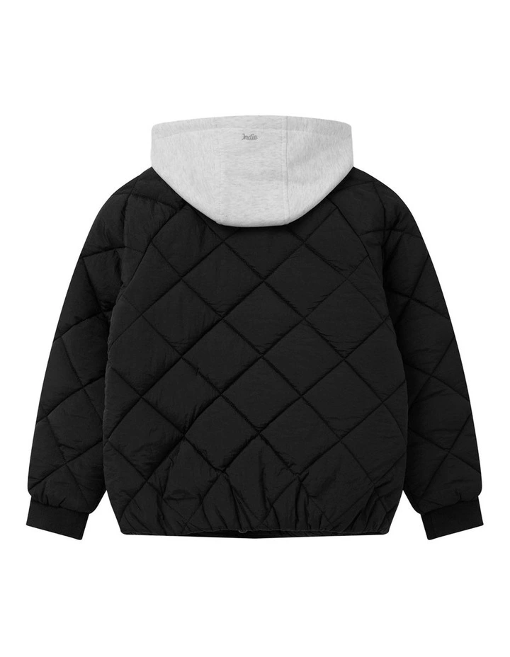 The Columbia Jacket (8-16 Years) in Solid Black image 3