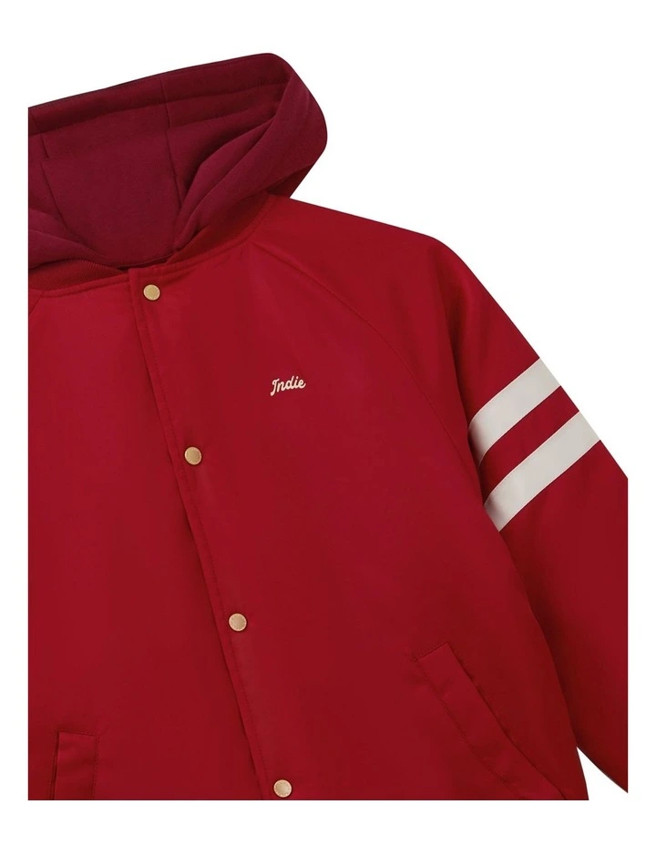 The Powder Jacket (8-16 Years) in Swiss Red image 2