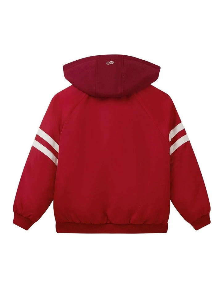 The Powder Jacket (3-7 Years) in Swiss Red image 3