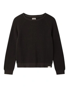 The Summit Raglan Knit Jumper (8-16 Years) in Espresso