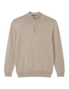 The New Lakewood Knit T- shirt (8-16 Years) in New Wheat Melange