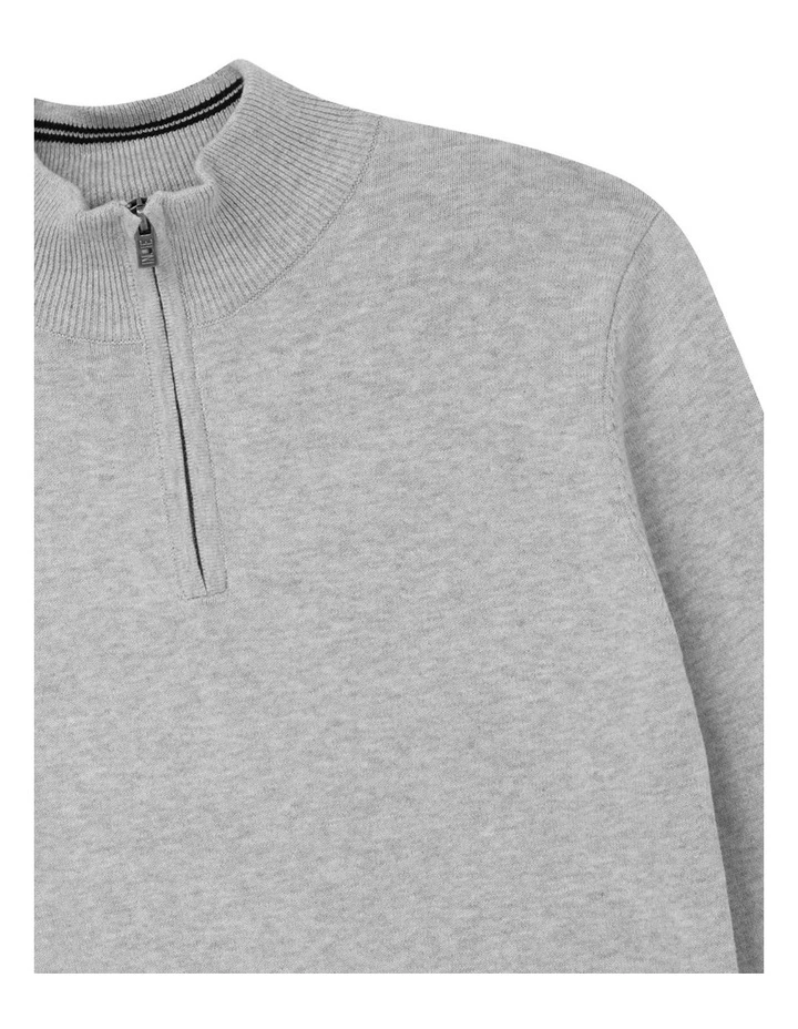 The New Lakewood Knit T- shirt (8-16 Years) in New Grey Melange image 2