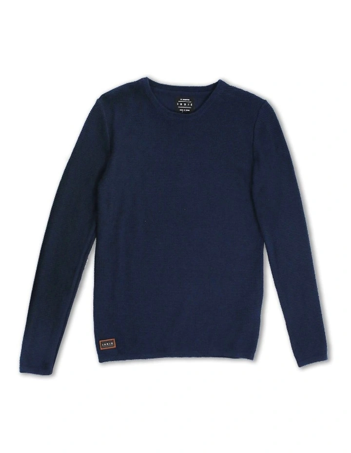 Richland Knit (8-16 years) in Navy image 1