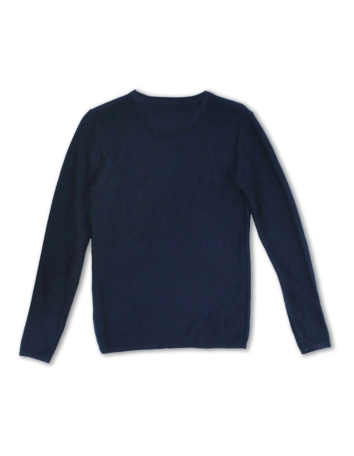 Richland Knit (8-16 years) in Navy image 2