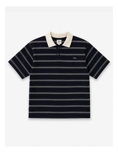 The Watkins Polo - Navy/Cream (3-7 yrs)