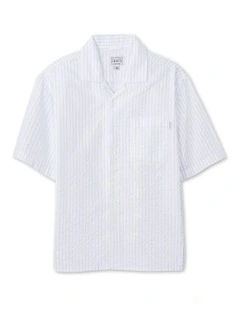 The Portugal Short Sleeve Shirt (8-16 Years) in White