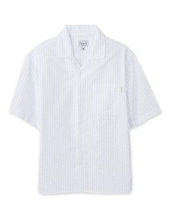 The Portugal Short Sleeve Shirt (3-7 Years) in White