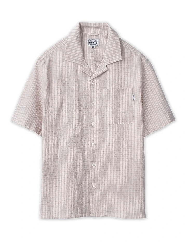The Caleta Shirt Sleeve Shirt (3-7 Years) in Grey image 1