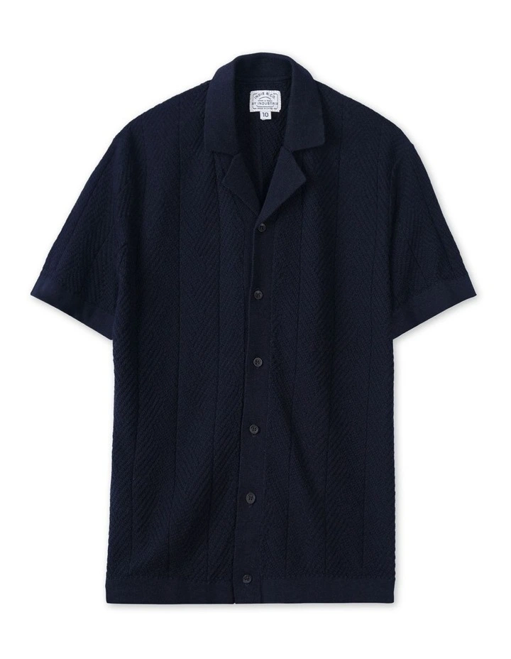 The Camber Shirt (8-16 Years) in Dark Navy image 1