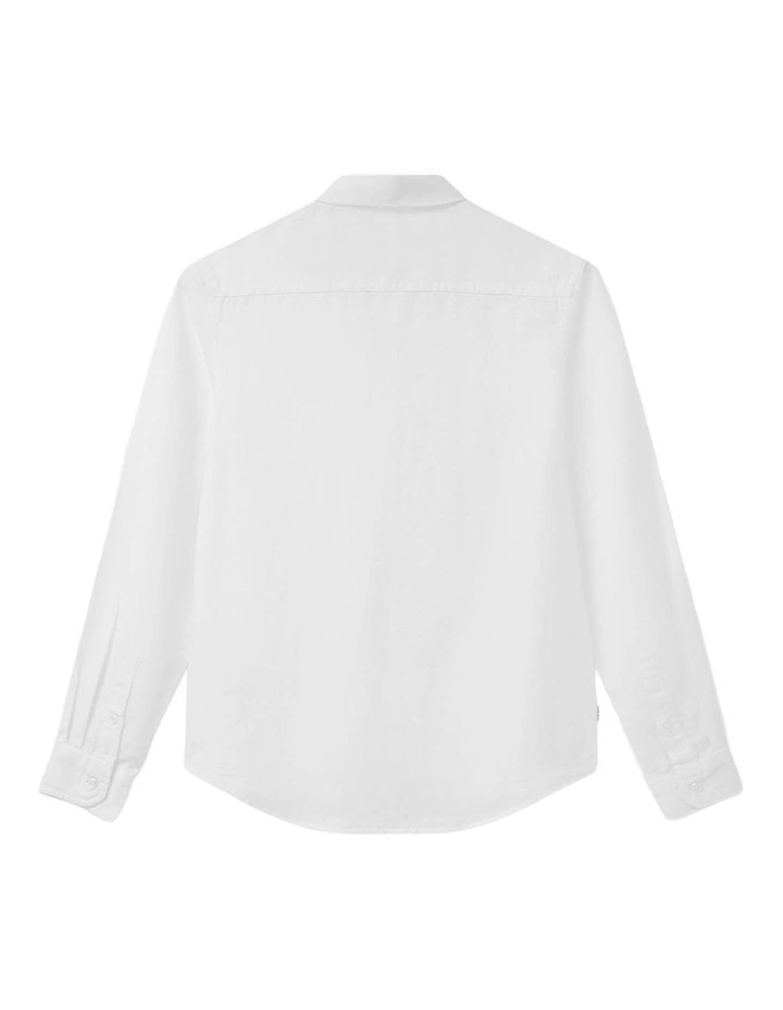 The Lawson Textured Shirt (8-16 Years) in White image 3