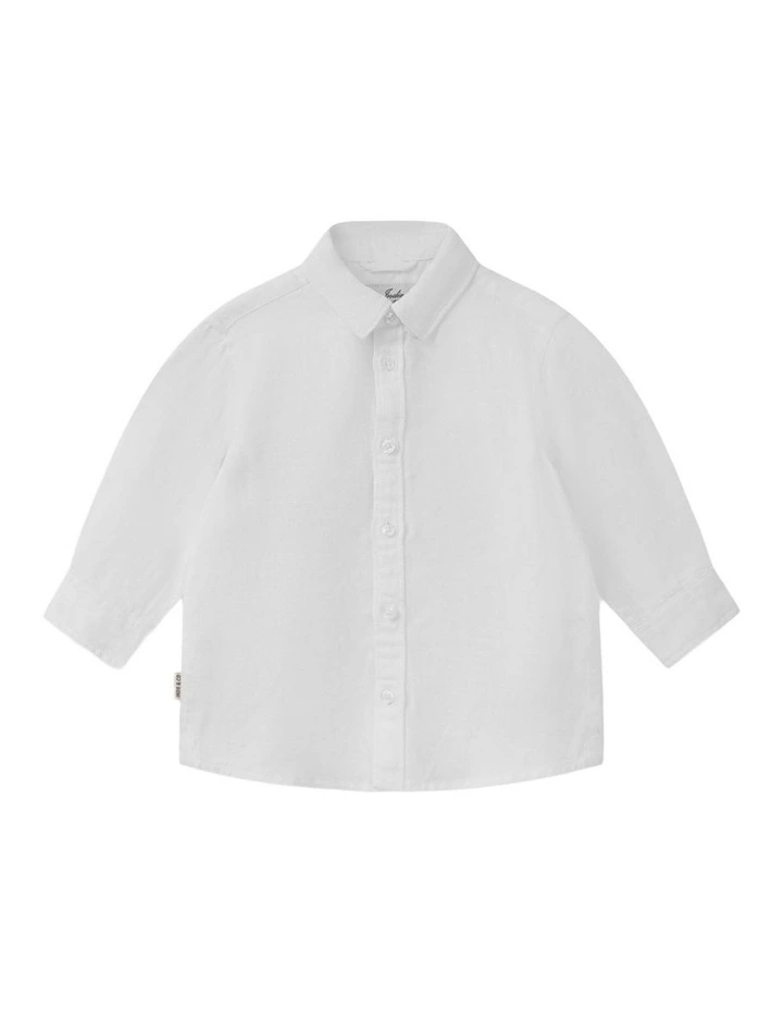 The Lawson Textured Shirt (000-2 Years) in White image 1