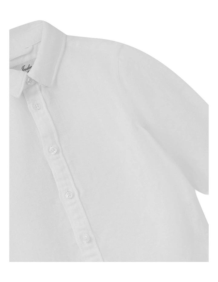 The Lawson Textured Shirt (000-2 Years) in White image 2