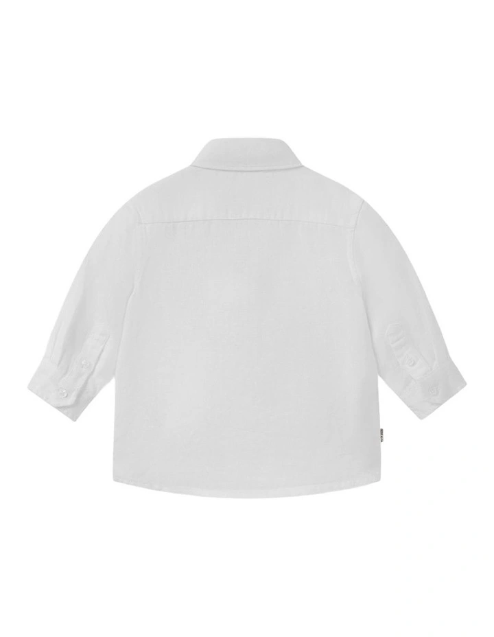 The Lawson Textured Shirt (000-2 Years) in White image 3