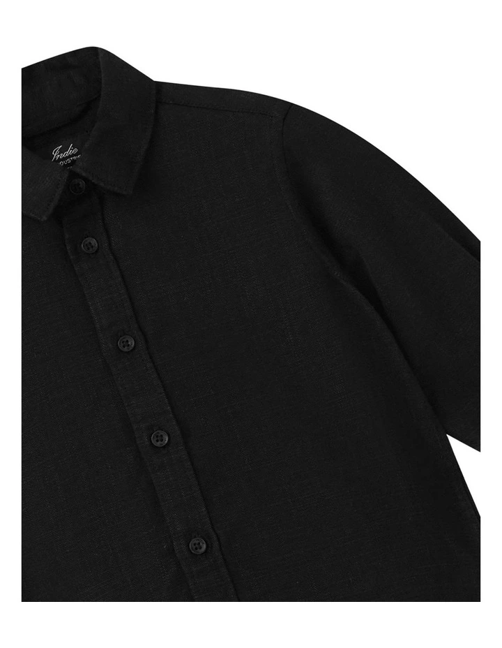 The Lawson Textured Shirt (000-2 Years) in Black image 2