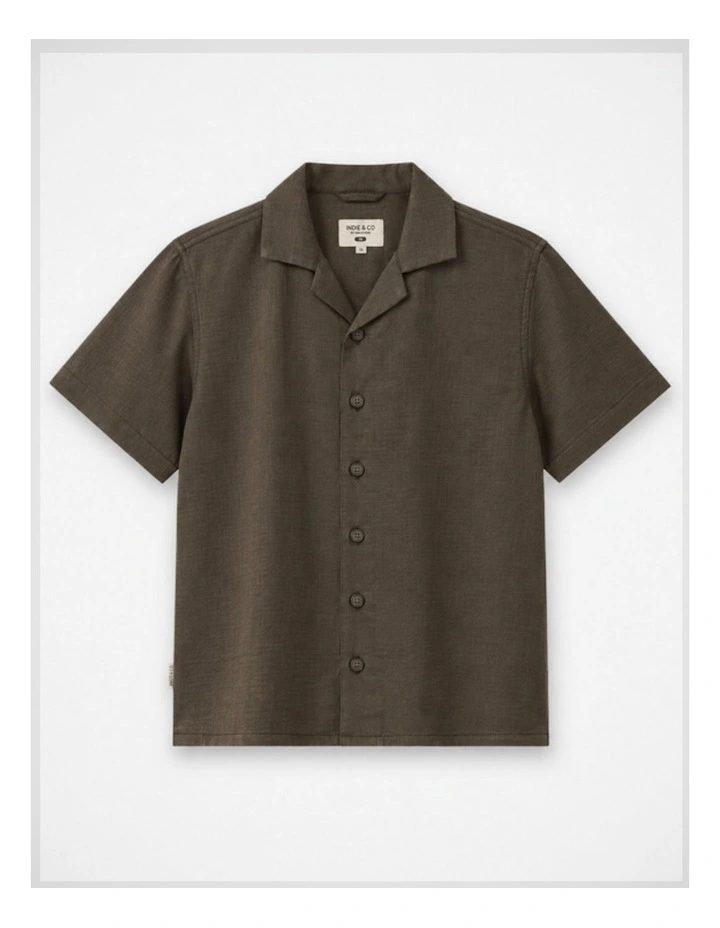 The Marengo S/S Shirt - Walnut (8-16 yrs) image 1
