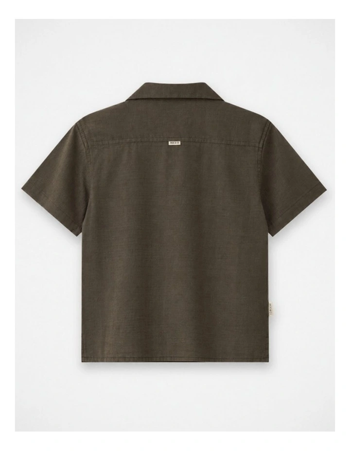The Marengo S/S Shirt - Walnut (8-16 yrs) image 2