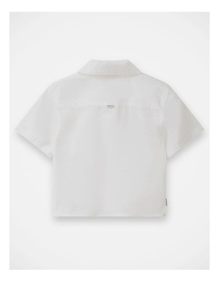 The Marengo S/S Shirt - White (000-2 yrs) image 2