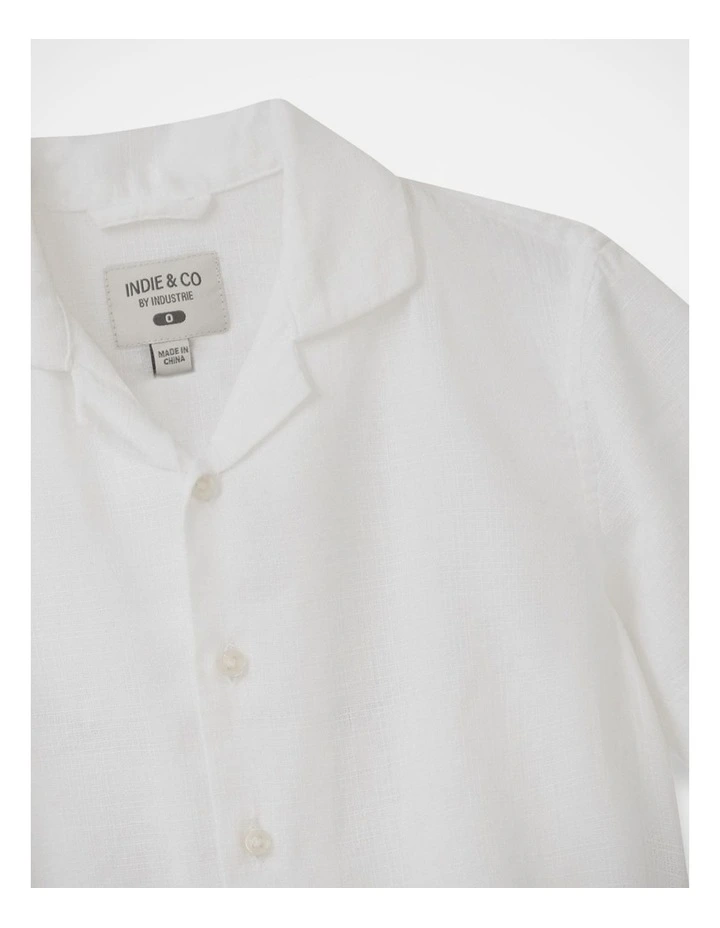 The Marengo S/S Shirt - White (000-2 yrs) image 3