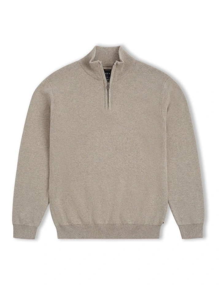 Lakewood Knit (8-14 Years) in Wheat Melange image 1