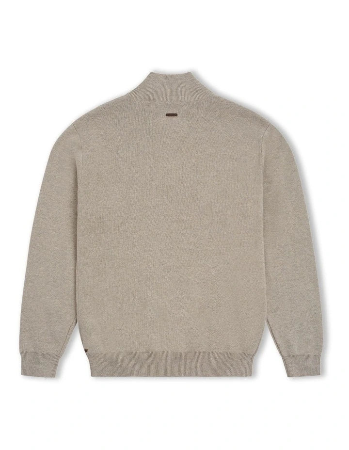 Lakewood Knit (8-14 Years) in Wheat Melange image 2