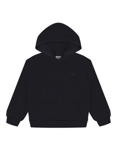 The Silverstone Tech Hoodie (3-7 Years) in Black