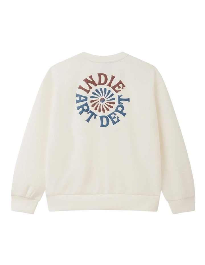 The Tallow Tech Sweat (3-7 Years) in Pale Yellow image 2