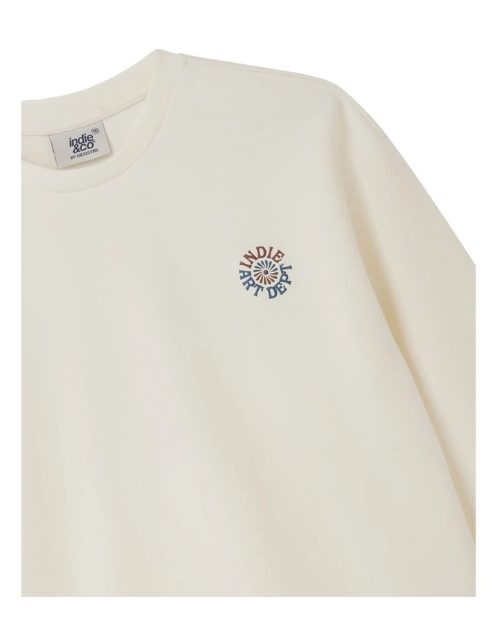 The Tallow Tech Sweat (3-7 Years) in Pale Yellow image 3