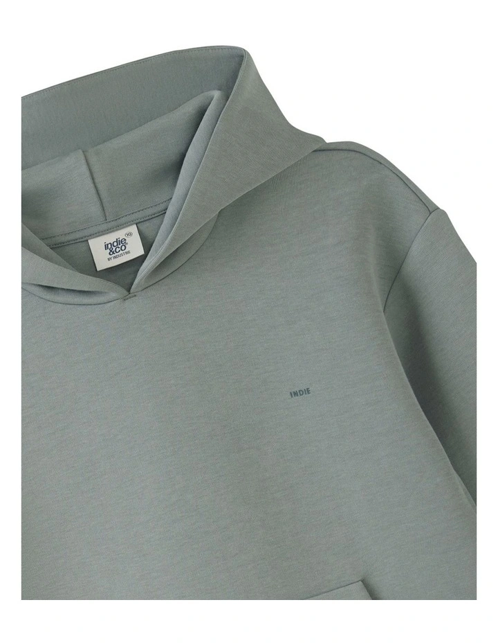The Silverstone Tech Hoodie (3-7 Years) in Bluestone image 2