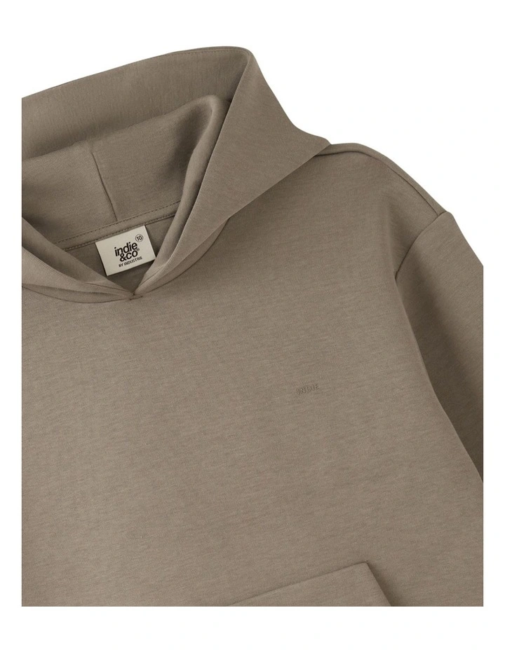 The Silverstone Tech Hoodie (3-7 Years) in Chai image 2