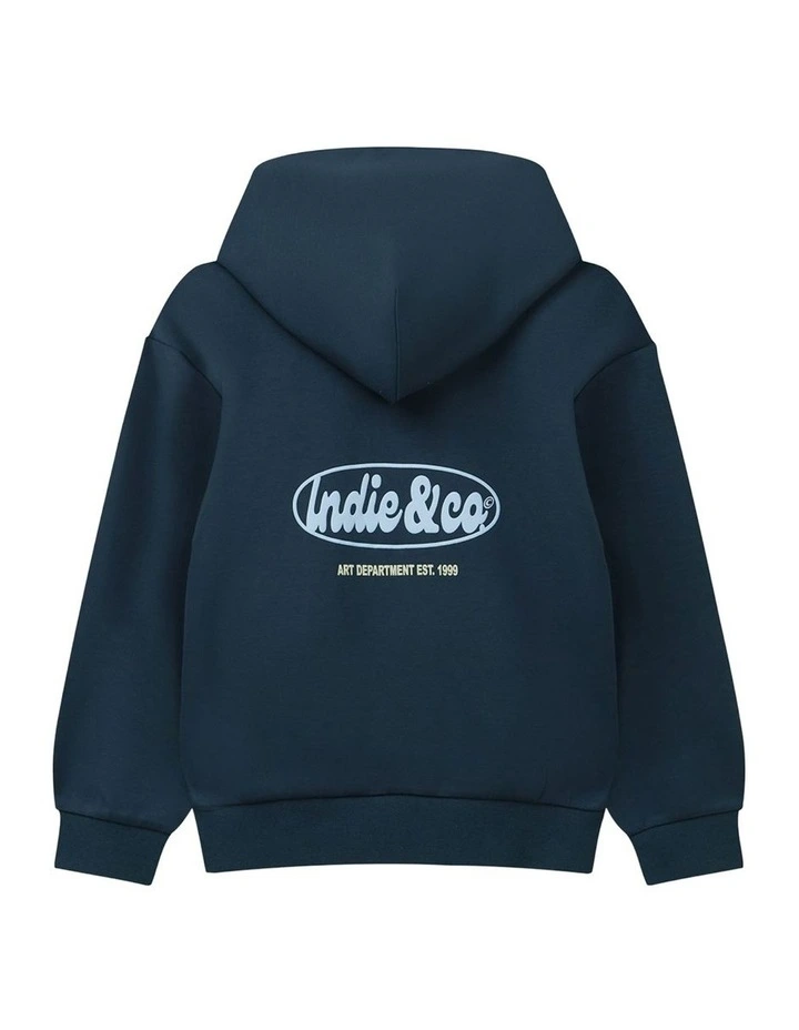 The Holloway Hoodie (8-16 Years) in Ocean Blue image 3