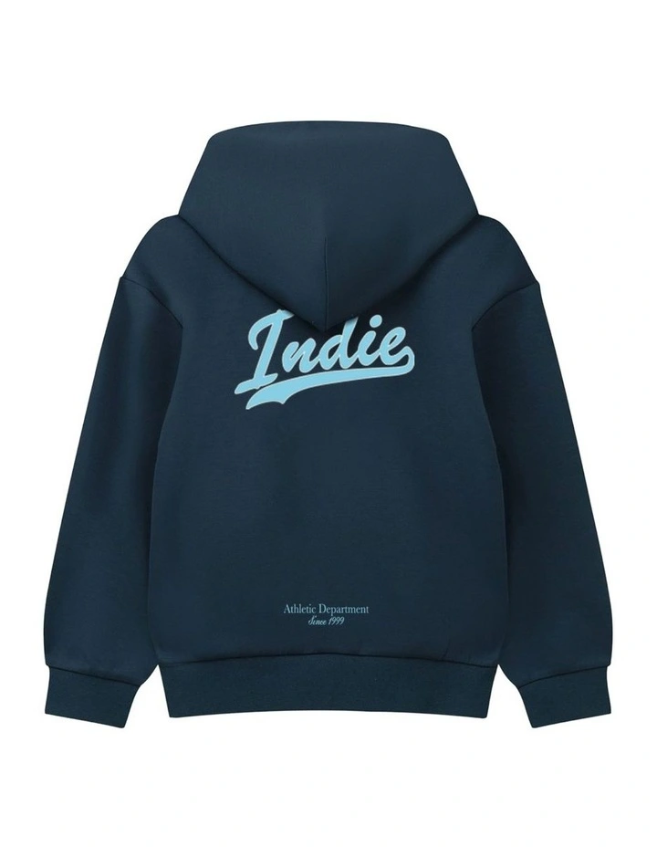 The Holloway Hoodie Ocean (3-7 Years) in Blue image 3