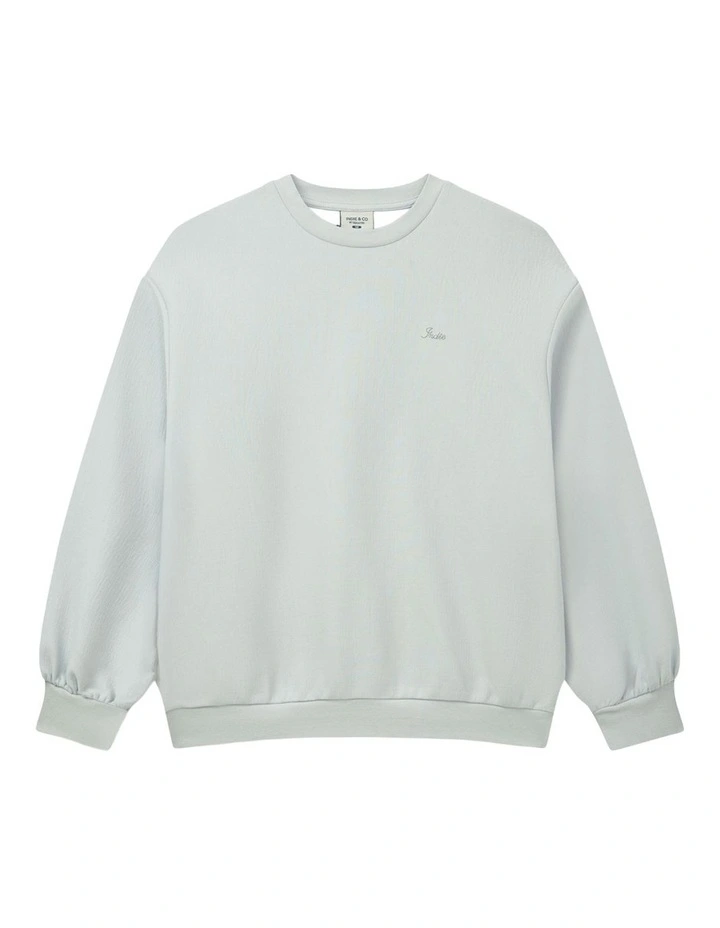 The Lugo Textured Sweat Rain (8-16 Years) in Rain image 1