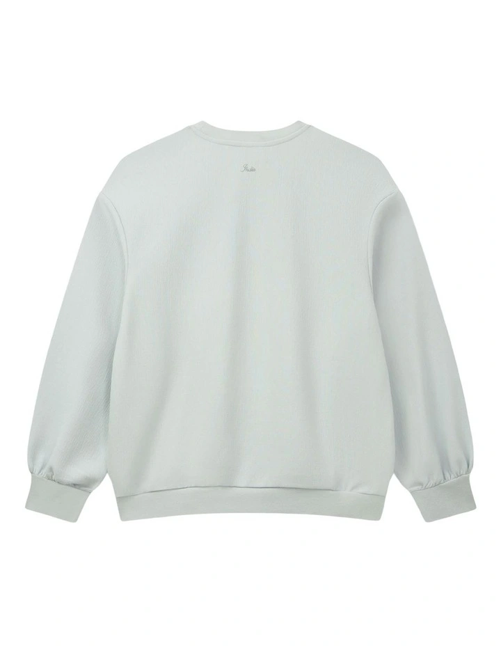 The Lugo Textured Sweat Rain (8-16 Years) in Rain image 3