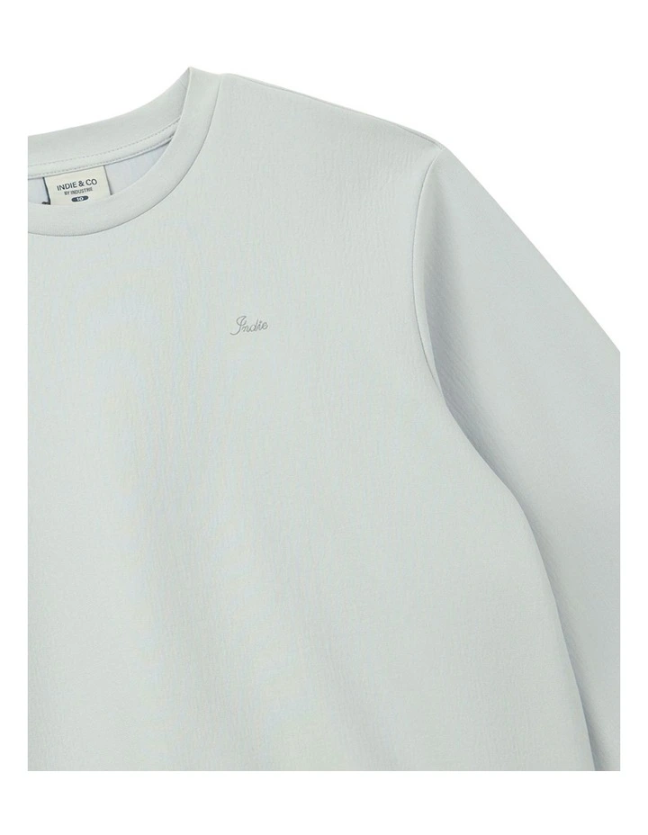 The Lugo Textured Sweat Rain (3-7 Years) in Rain image 2