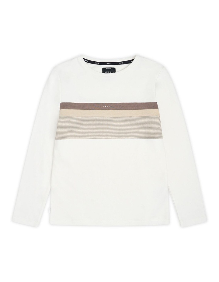 The Aston Long Sleeve Tee (3 - 7 Year) in Off White