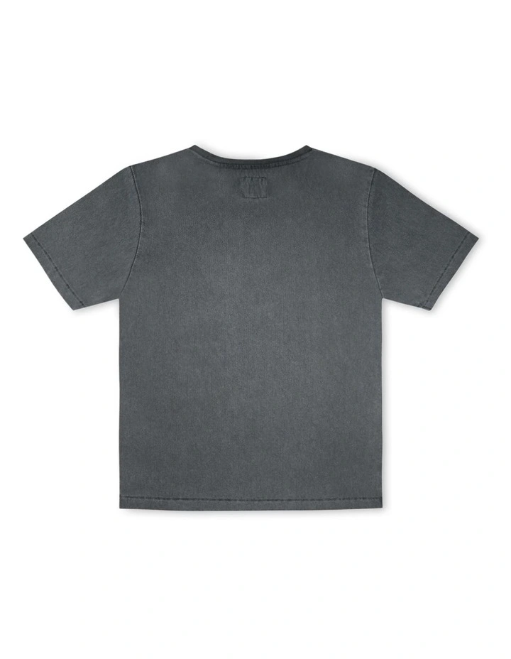 The New Marcoola Tee (3-7 Years) in Gun Metal image 2