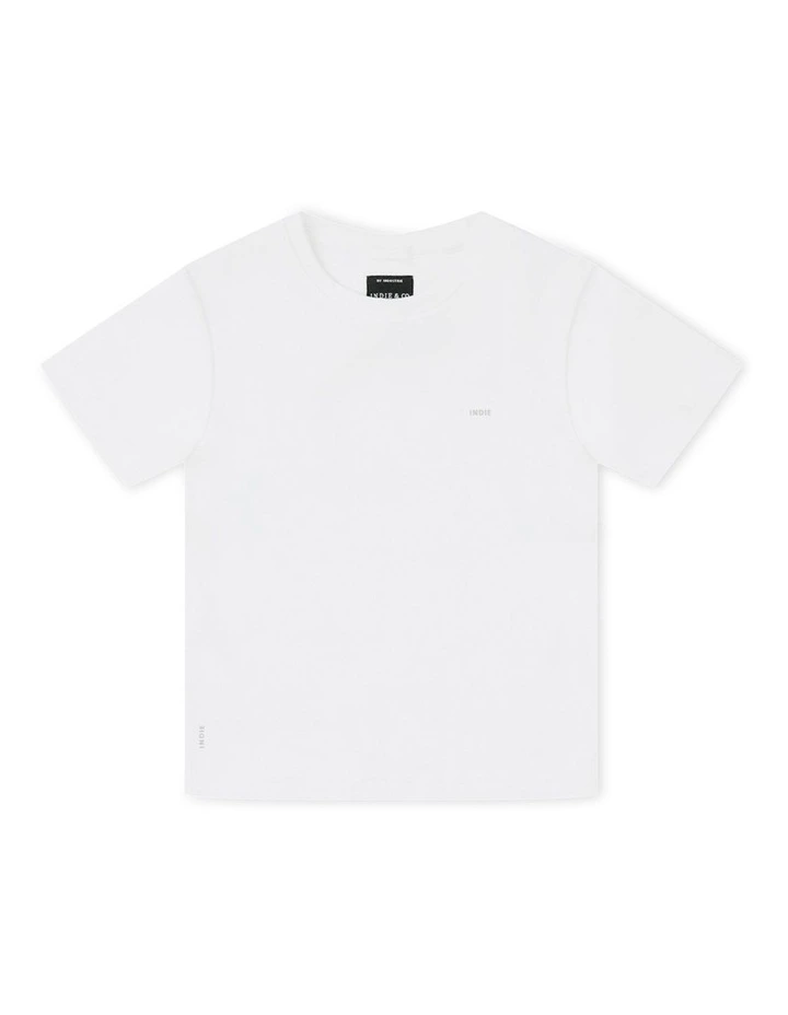 The Newport Tee (0-2 Years) in Chalk image 1