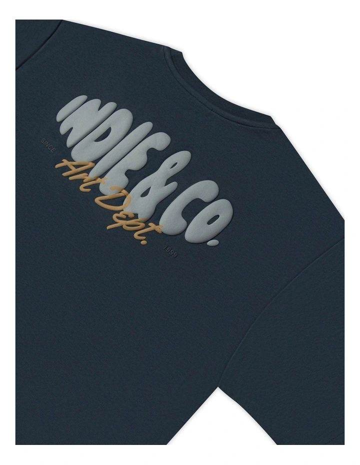 The Lenox Tee (3-7 Years) in Teal image 2