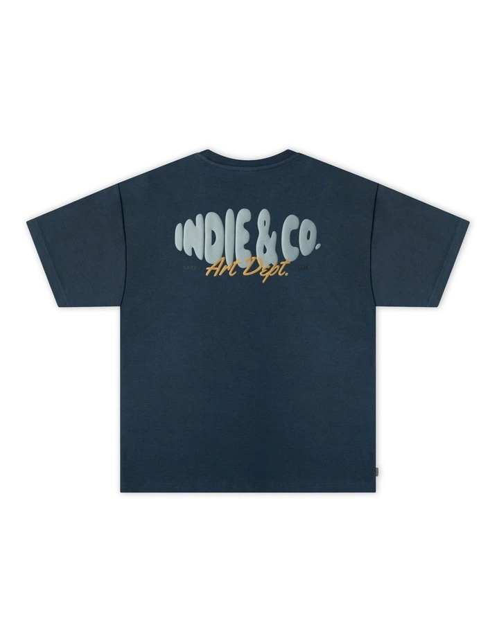 The Lenox Tee (3-7 Years) in Teal image 3