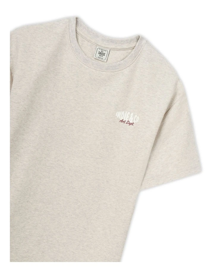 The Lenox Tee (3-7 Years) in Vintage Marle image 3
