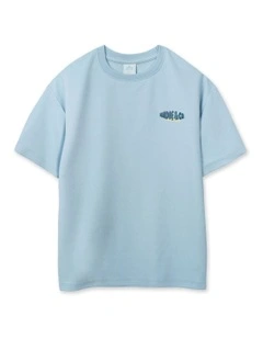 The Lenox Tee (8-16 Years) in Day Blue