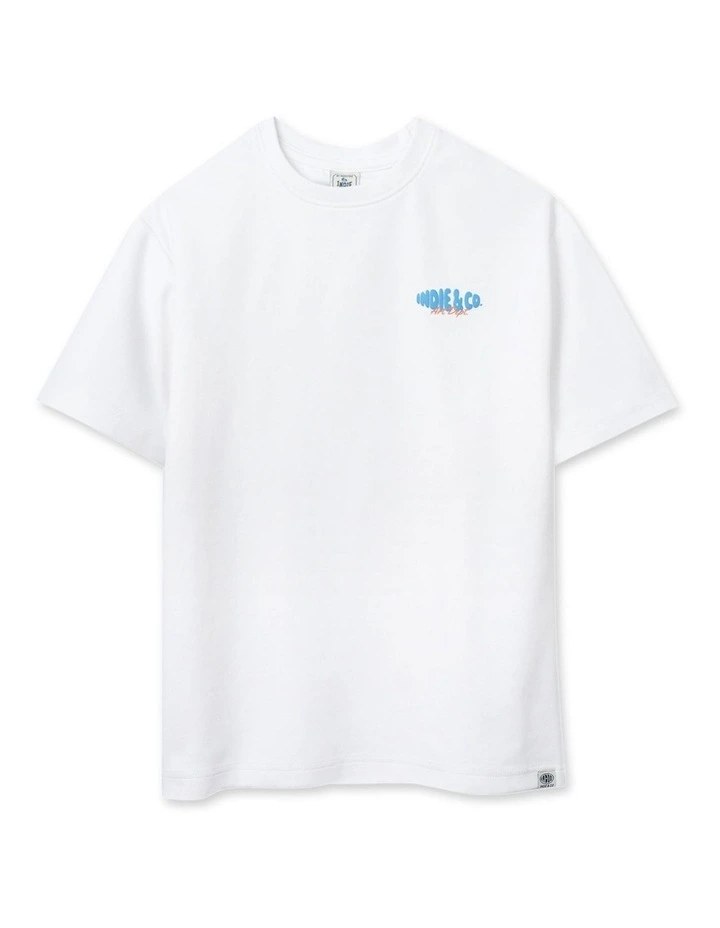 The Lenox Tee (8-16 Years) in White image 1