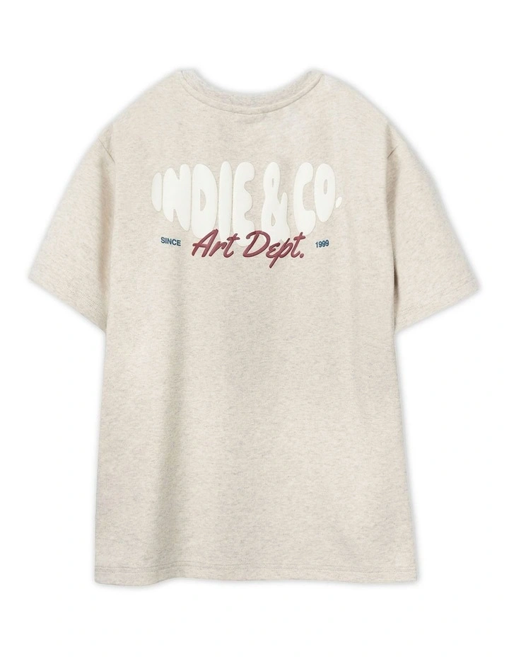 The Lenox Tee (8-16 Years) in Vintage Marle image 2